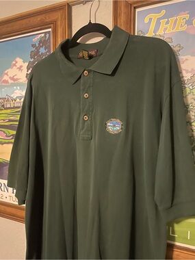 Vintage AT&T Pebble Beach National Pro-Am Golf Polo Shirt XL Cross Creek